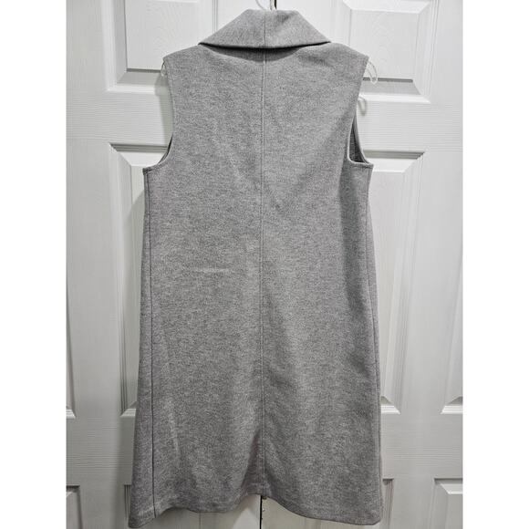 JOIE Gray Sweater Vest - Size Medium with Pockets - Picture 2 of 2